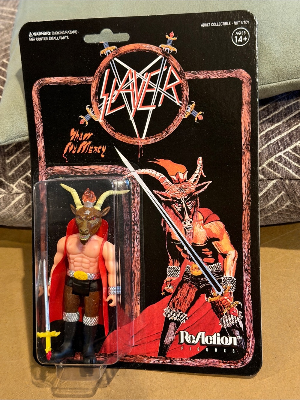 SLAYER-Show No Mercy REACTION FIGURES from SUPER7